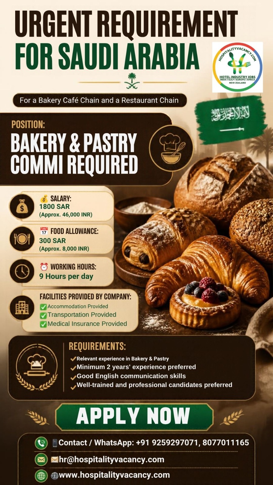 Saudi Arabia - Bakery & Pastry